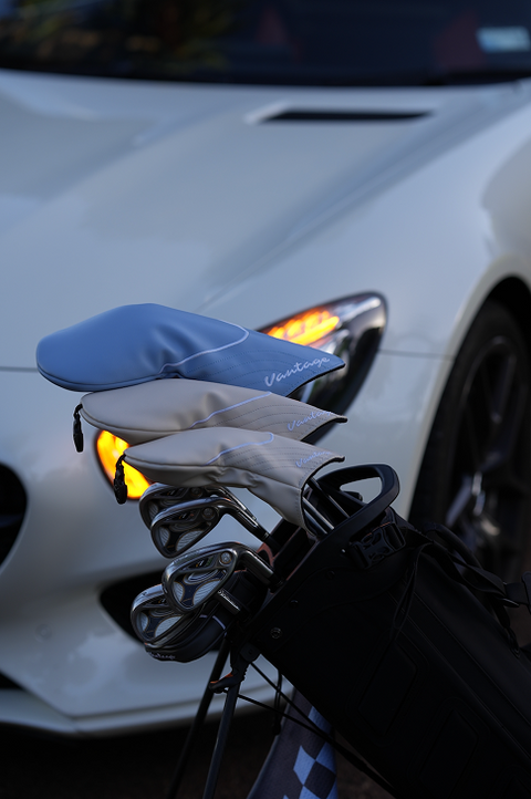 Full Headcover Set - Sky Blue & Sand